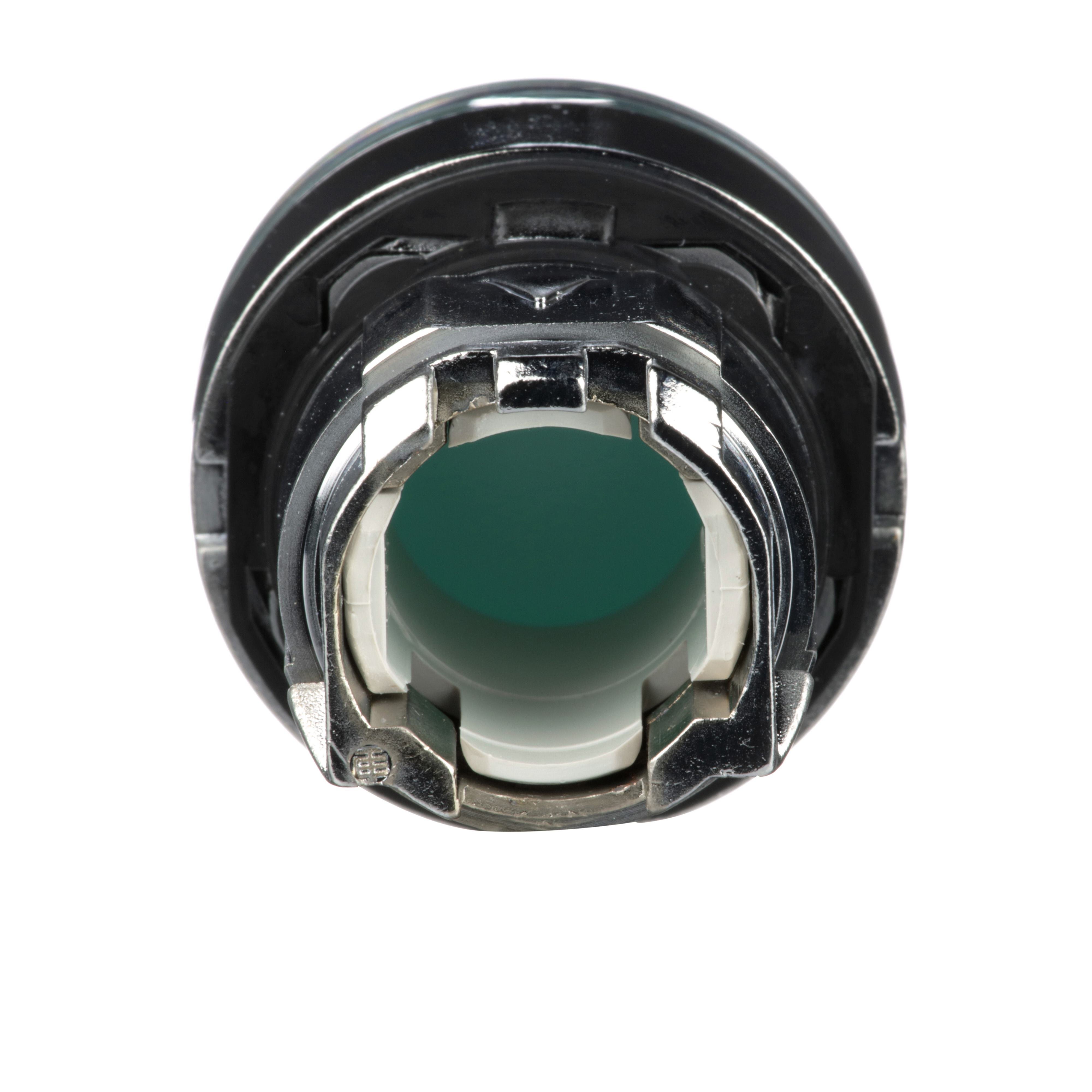 Picture of ZB4BW33 - Harmony, 22mm Push Button, illuminated pushbutton head, flush, spring return, green, for BA9s bulb