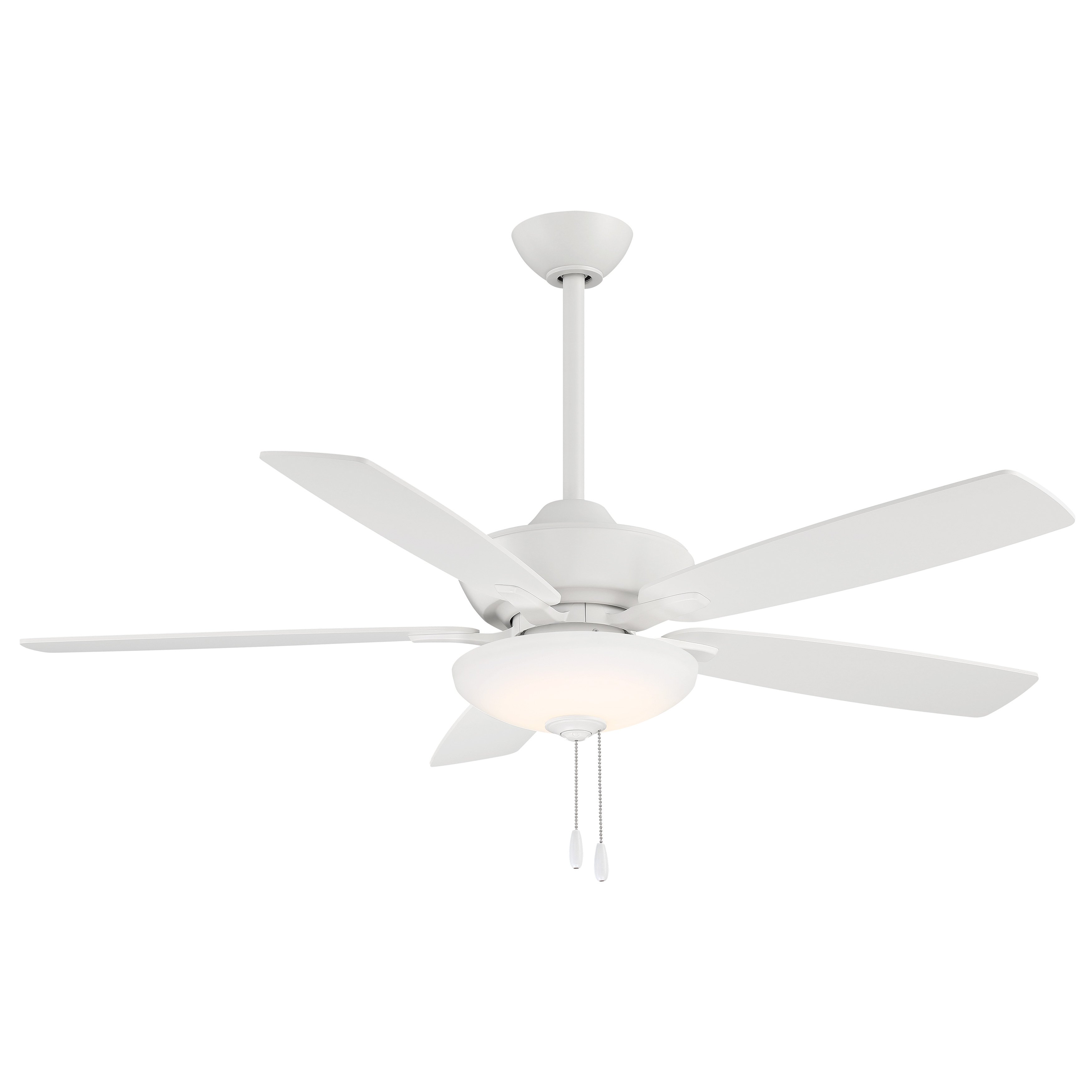 F553L-WHF - 52" 5-Blade LED Ceiling Fan, White Finish