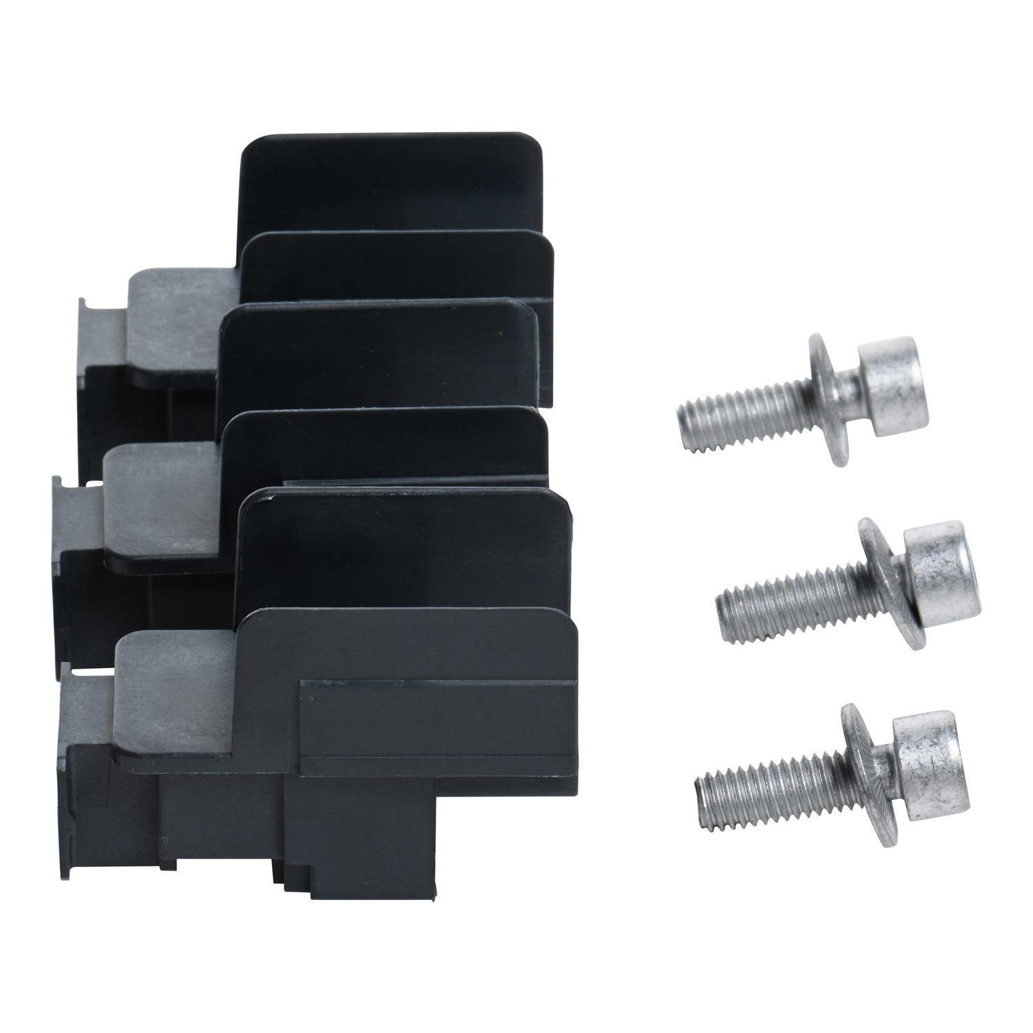 Picture of LV426963 - Circuit breaker accessory, PowerPact B, terminal nut kit, for busbar, 3 pole, qty 3