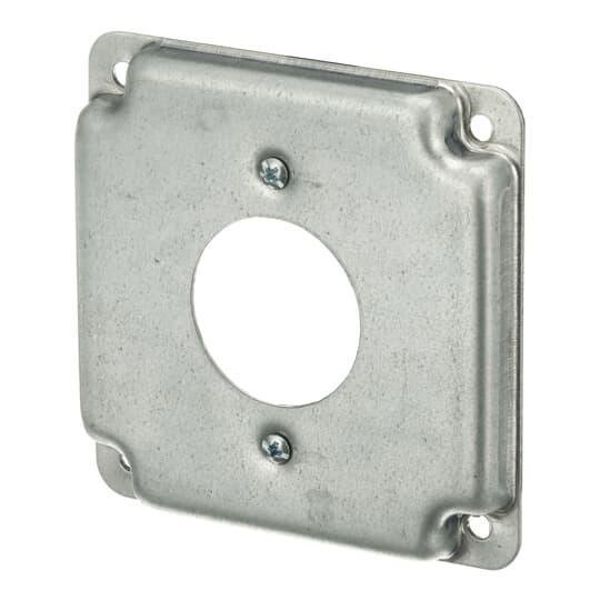 RS 4 - STL CVR USE 4-WIRE TWST-LK SGL RCPT