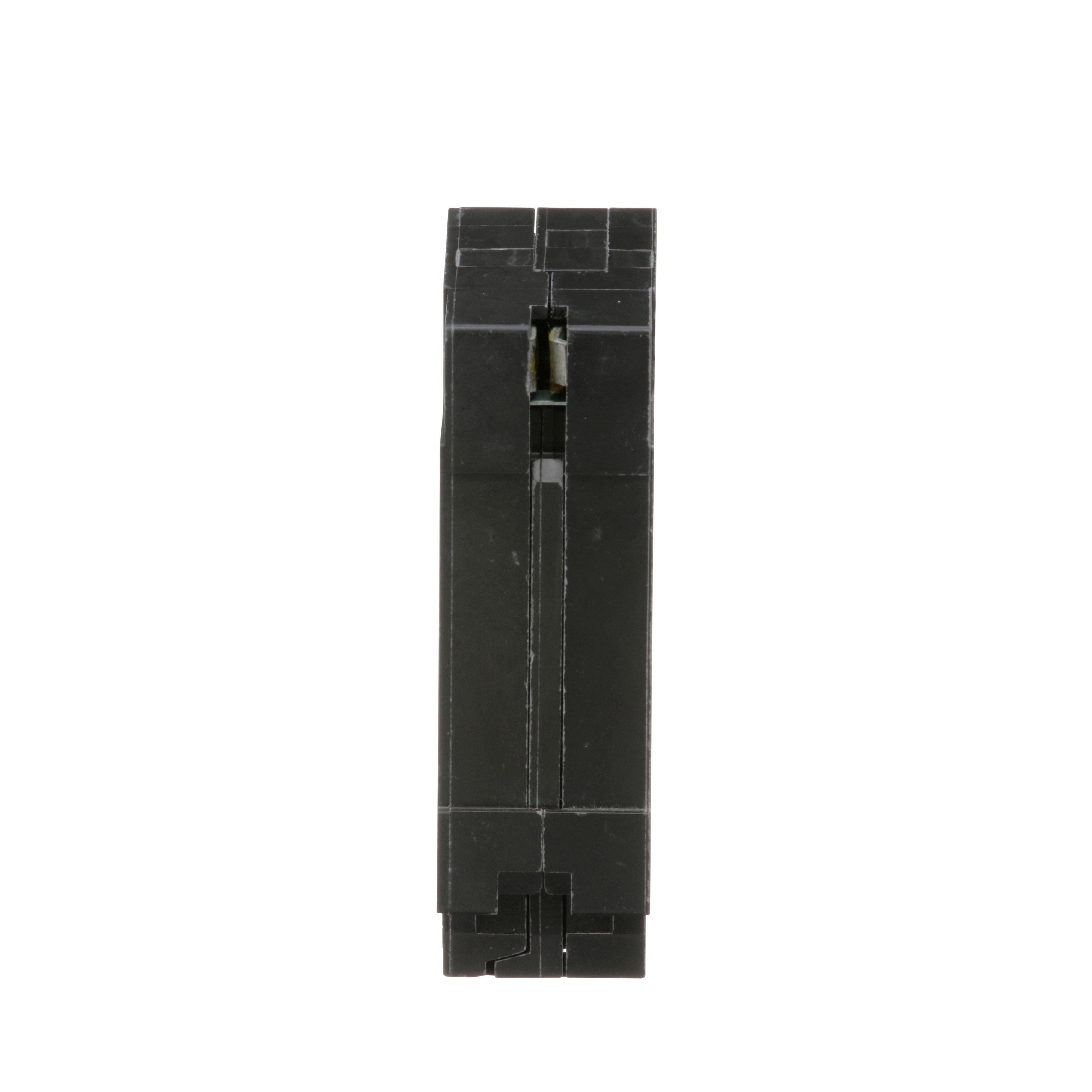 Picture of HOMT1515 - Tandem circuit breaker, Homeline, 2 x 1 pole at 15A, 120/240VAC, 10kA AIR, plug in, UL