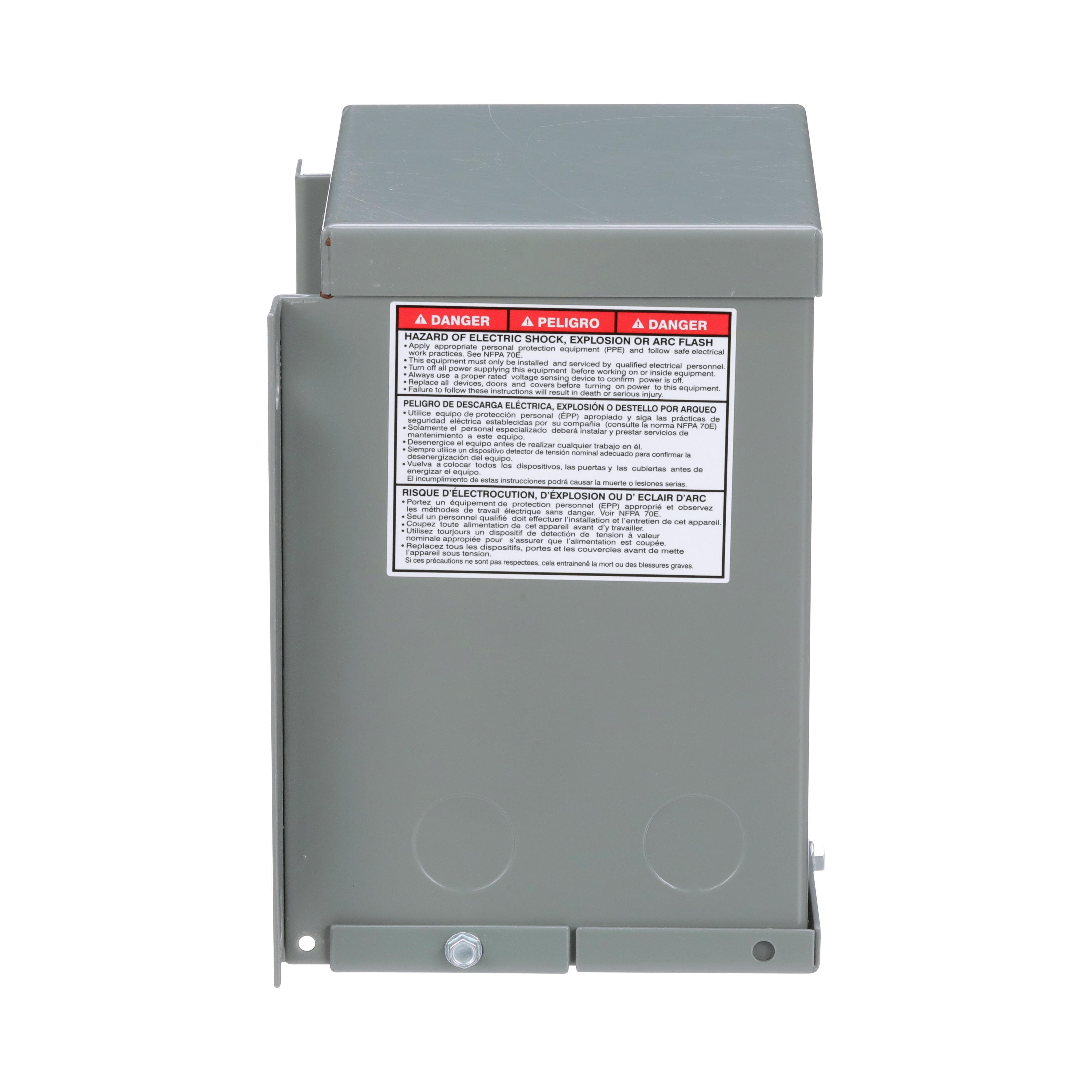Picture of 750SV46F - Transformer, buck boost, encapsulated, 0.75kVA, 1 phase, 120x240V primary, 16/32V secondary, NEMA 3R, 115C rise