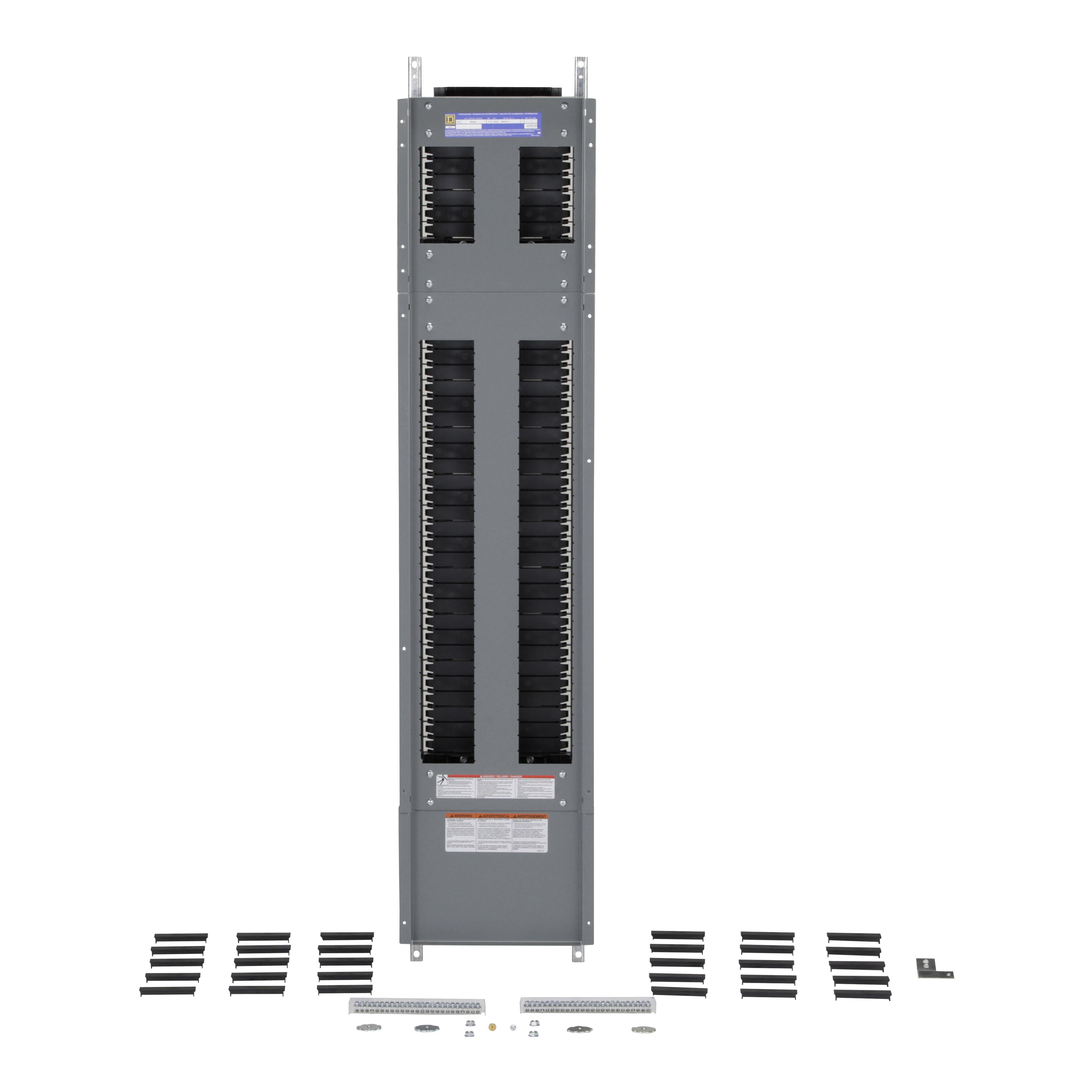 Picture of NF466L2C - Panelboard interior, NF, main lugs, 250A, Cu bus, 66 pole spaces, 3 phase, 4 wire, 600Y/347VAC max