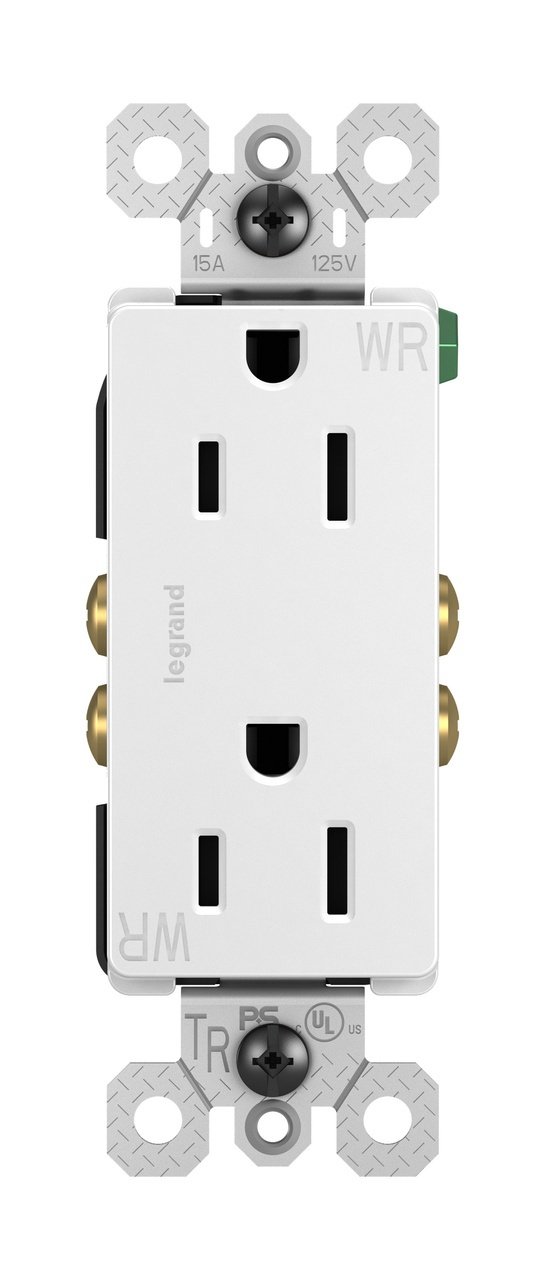 885-TRWRW - radiant® Outdoor Outlet, White
