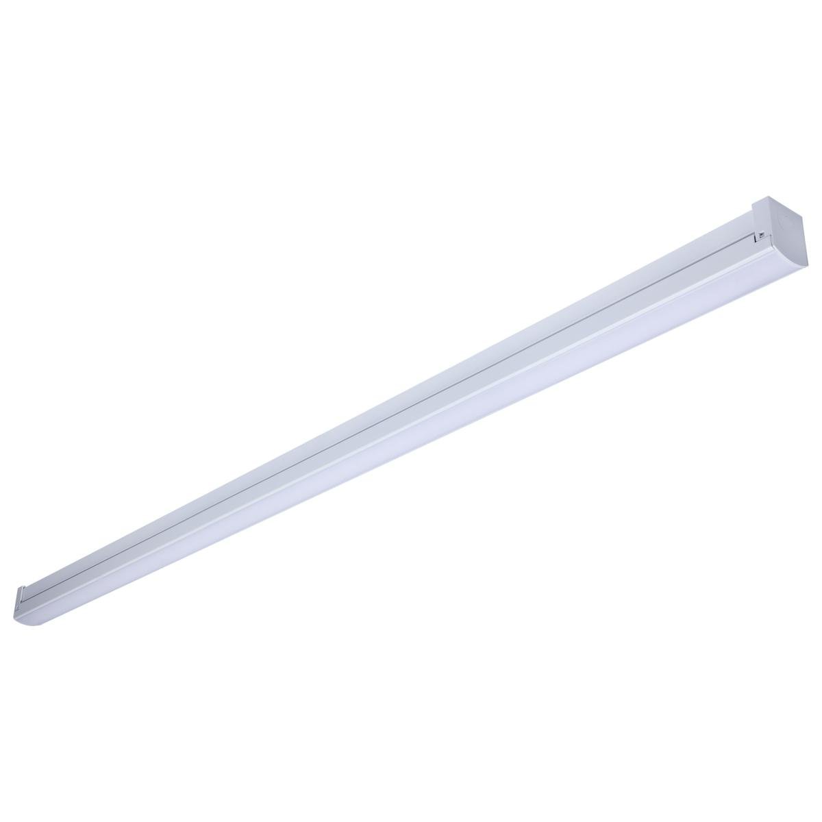 65/1224 - LED 4 Foot Connectable Strip Light - 30 Watts - 27K/30K/35K/40K/50K CCT Selectable - White Finish - 120 Volt