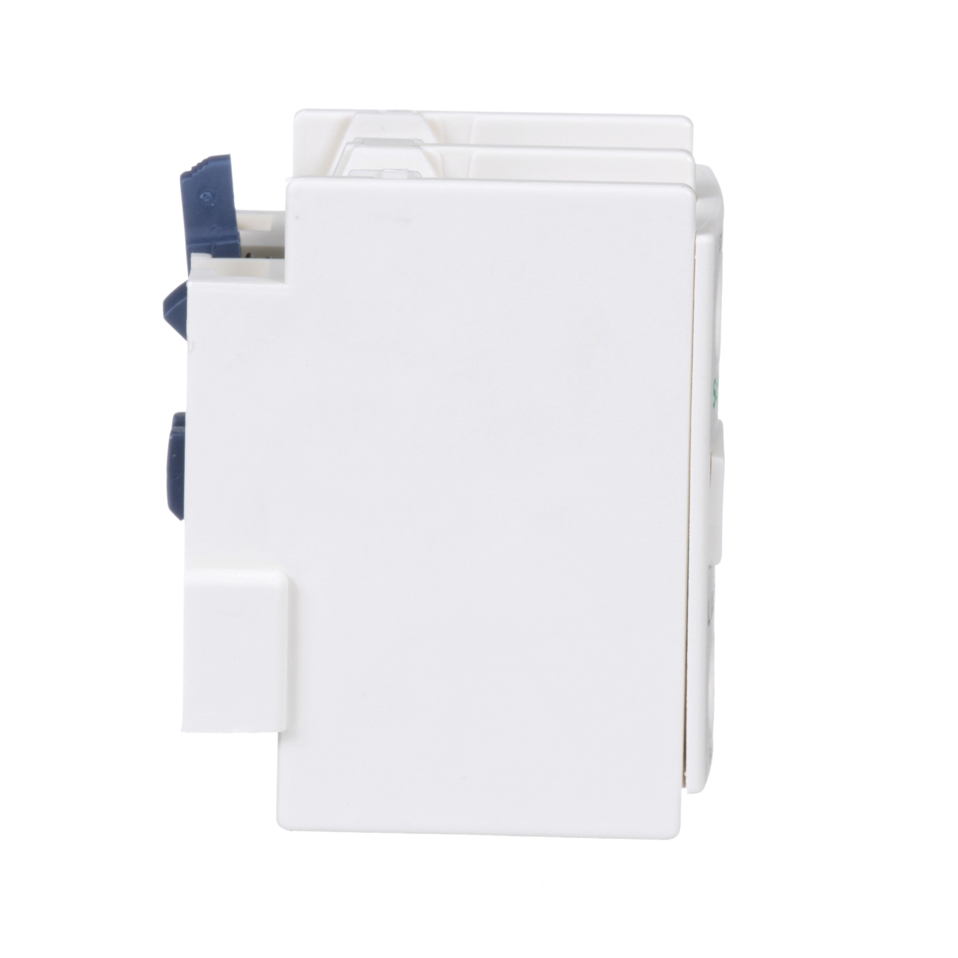 Picture of LADN11 - TeSys Deca, auxiliary contact block, 1 NO and 1 NC, top mount, screw clamp terminals, for LC1D09 to LC1D150 contactors