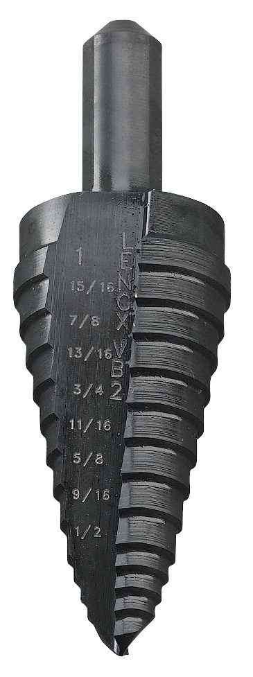 30882-VB2 - LENOX Step Drill Bit, 1/2-Inch To 1-Inch With 3/8-Inch Shank