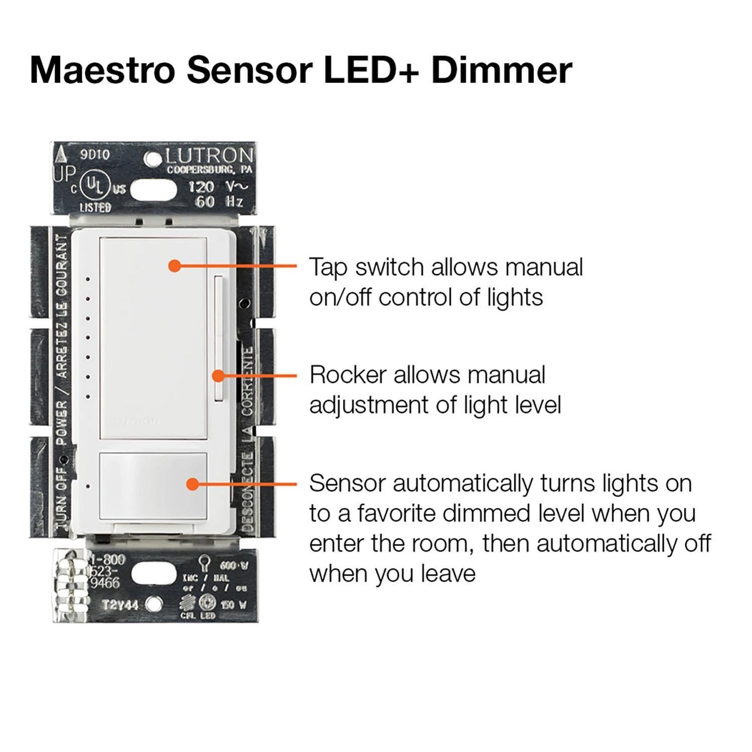 Picture of MSCL-OP153M-WH - MAESTRO LED+ PIR OCC SENSOR BOX WHITE