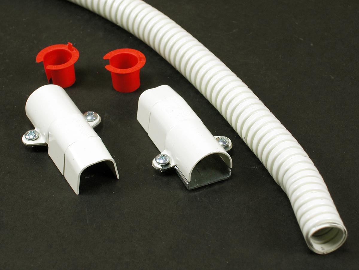 V5700F - Wiremold 500/700 Series Flexible Section Fitting, Ivory
