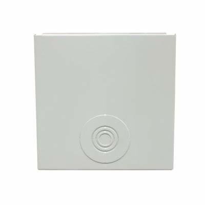 44GE - Wireway End Type 1 4X4 Screw Cover ANSI 61 Gray Steel Knockouts