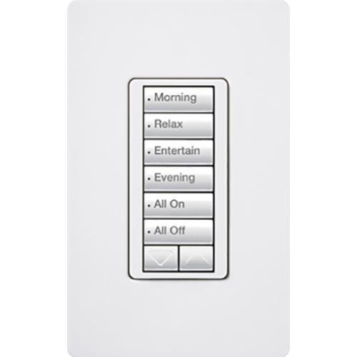RRD-W6BRL-WH - RADIORA2 6BRL WALL KEYPAD WHITE