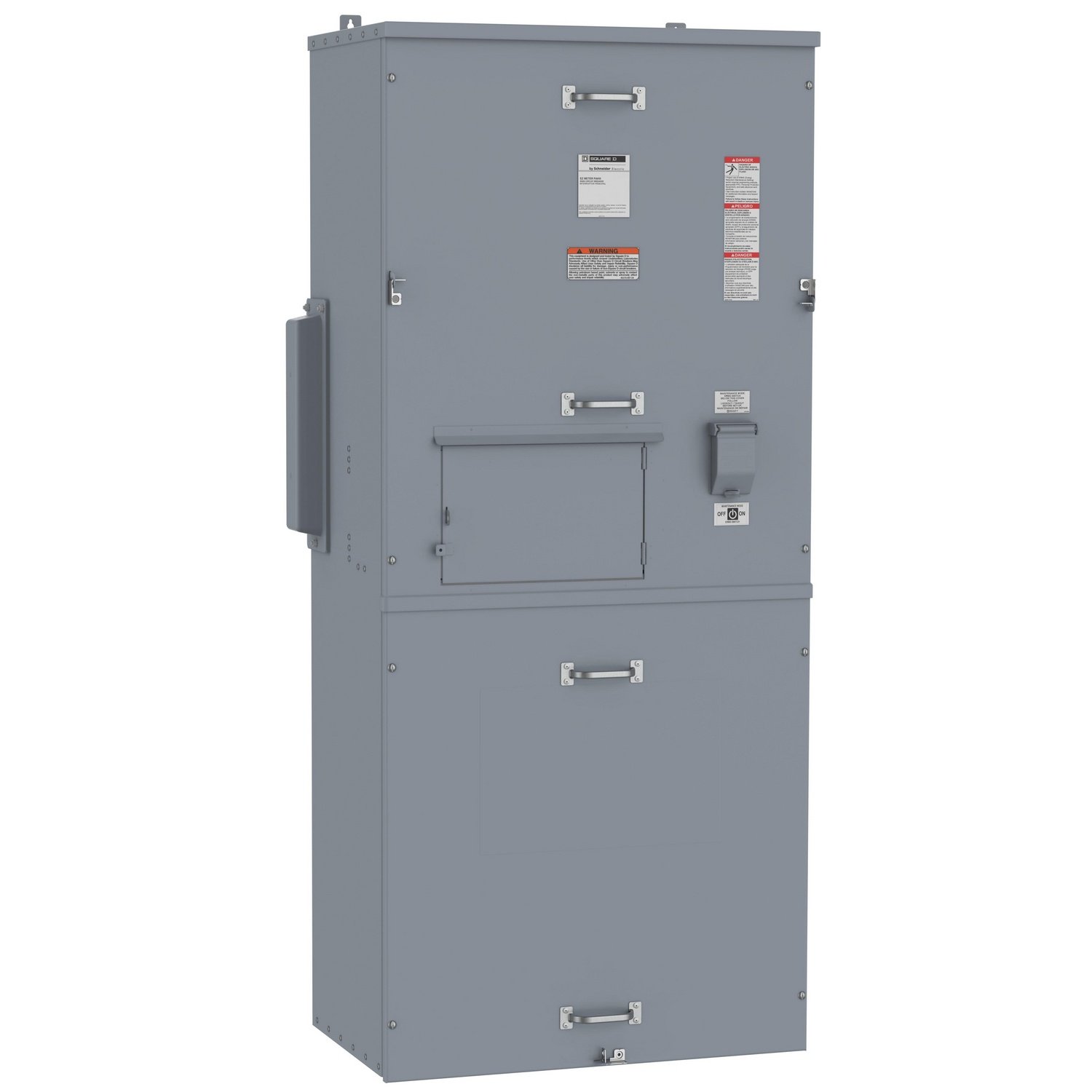 EZM12000CBMS - Main circuit breaker unit, EZ Meter-Pak, 2000A, 120/240VAC, 1ph/3W, 1200A bus, 65kA, OH/UG, Type 3R, ERMS