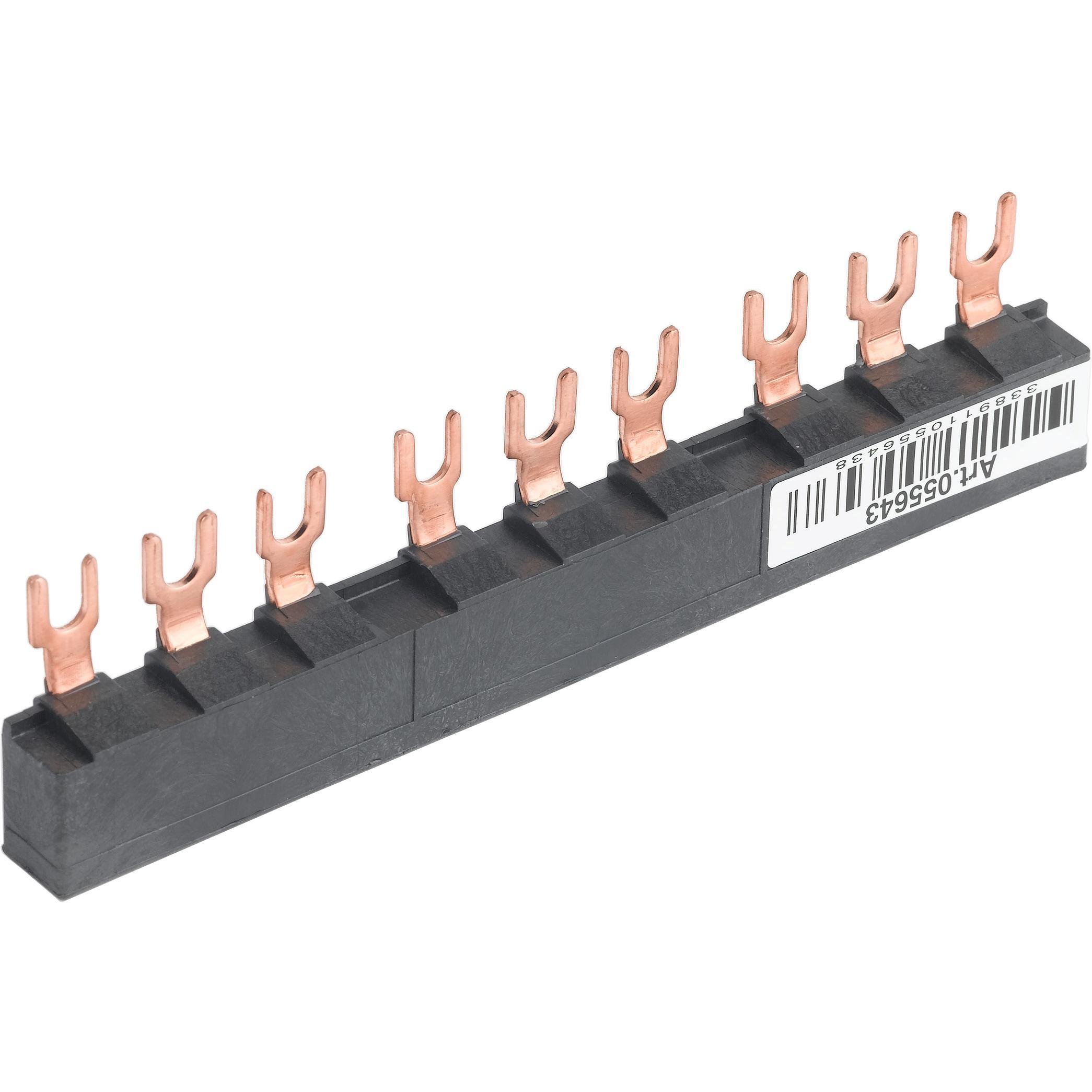 GV2G345 - Linergy FT - Comb busbar - 63 A - 3 tap-offs - 45 mm pitch