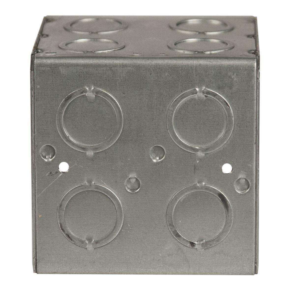 Picture of 696 - 2-Gang Masonry Box, Nongangable, 3-1/2 in. Deep, Sixteen Concentric KO’s
