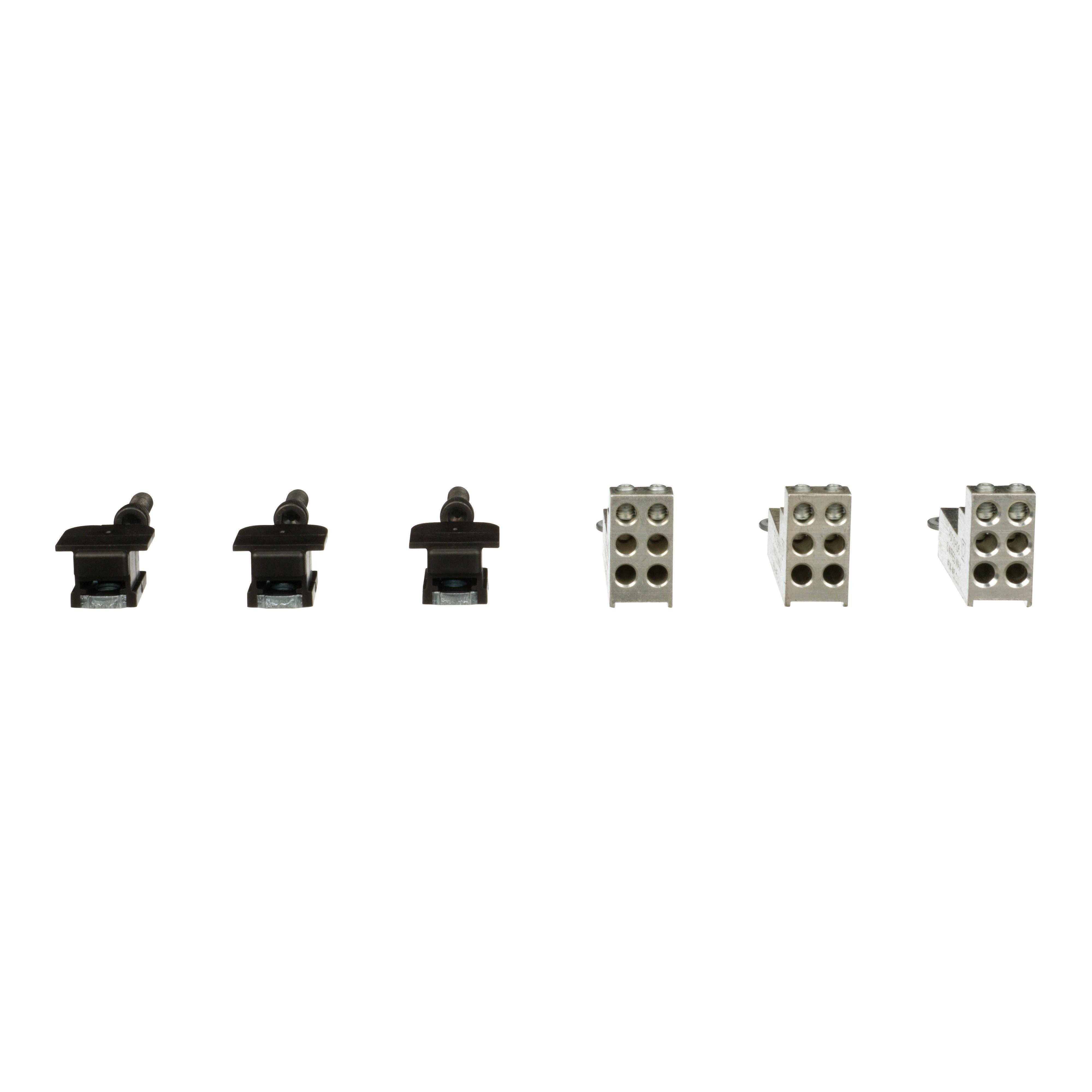 Picture of PDC6HD6 - Circuit breaker accessory, PowerPacT H, connector, power distribution, 15A to 150A, qty 3