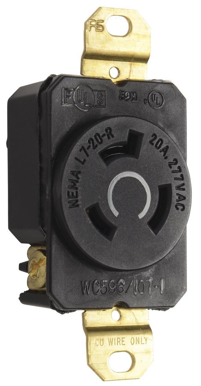 L720-R - 20A NEMA L720 Single Receptacle