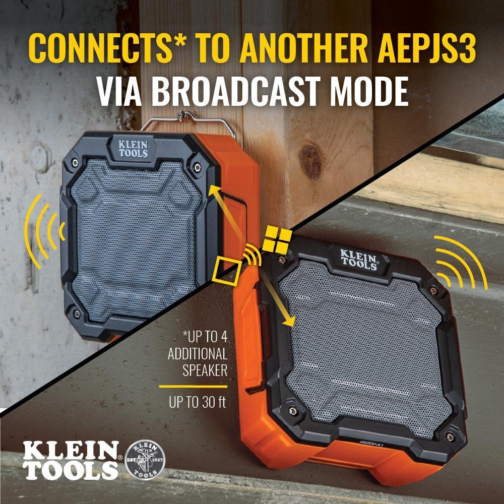 Picture of AEPJS3 - Bluetooth® Jobsite Speaker with Magnet and Hook