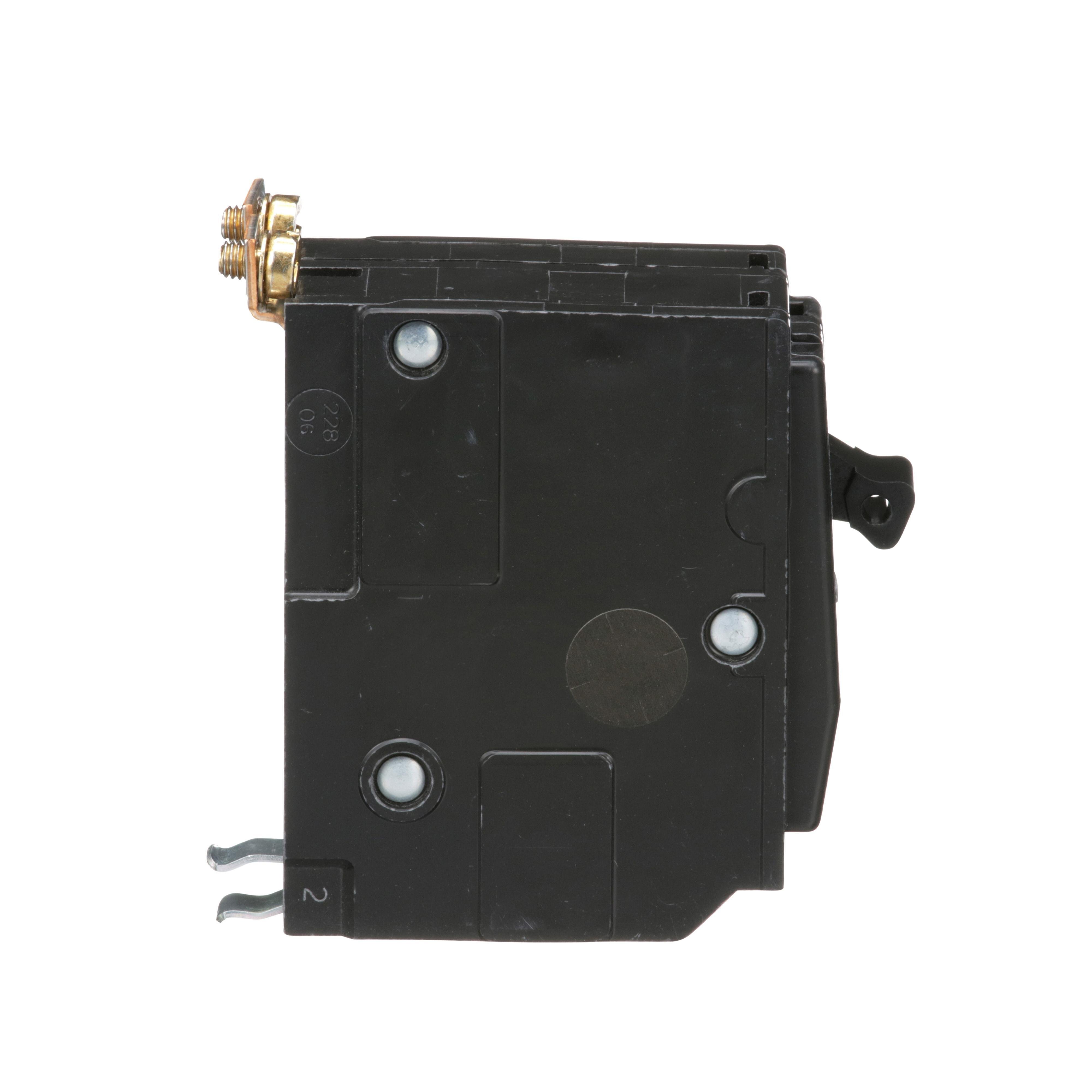 Picture of QOB215VH - Mini circuit breaker, QO, 15A, 2 pole, 120/240VAC, 22kA, bolt on