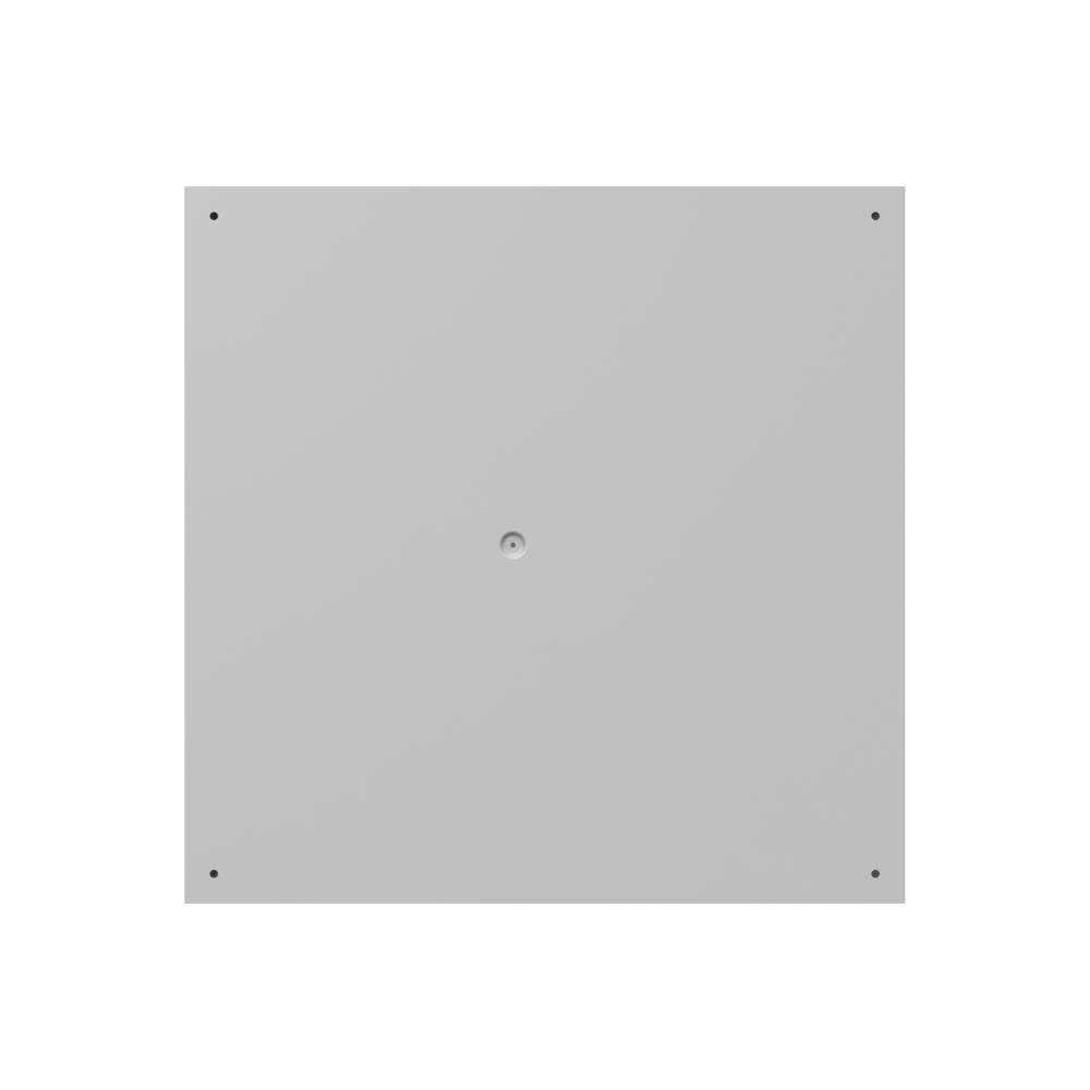 Picture of 24248-SC1 - 24X8x24 Screw Cover Type 1 UL Listed Steel Knockouts ANSI 61 Gray Cover With Teardrop Slots Mounting Holes In Back