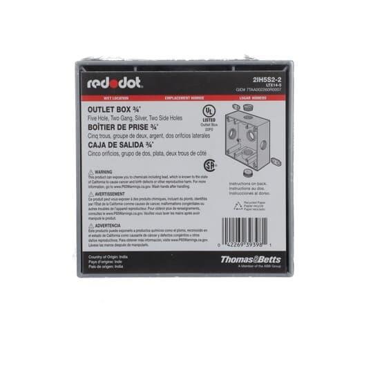 Picture of 2IH5S2-2 - Device Boxes, Covers & Accessories