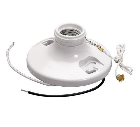 280-WH6 - Medium Base Lampholder, White