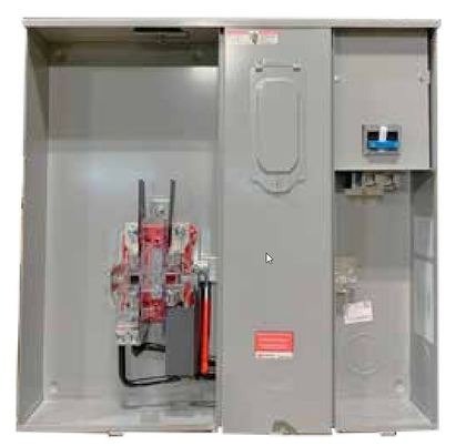 U6589X2/200BL - 4 Terminal Ringless Large Hub Opening Lever Bypass