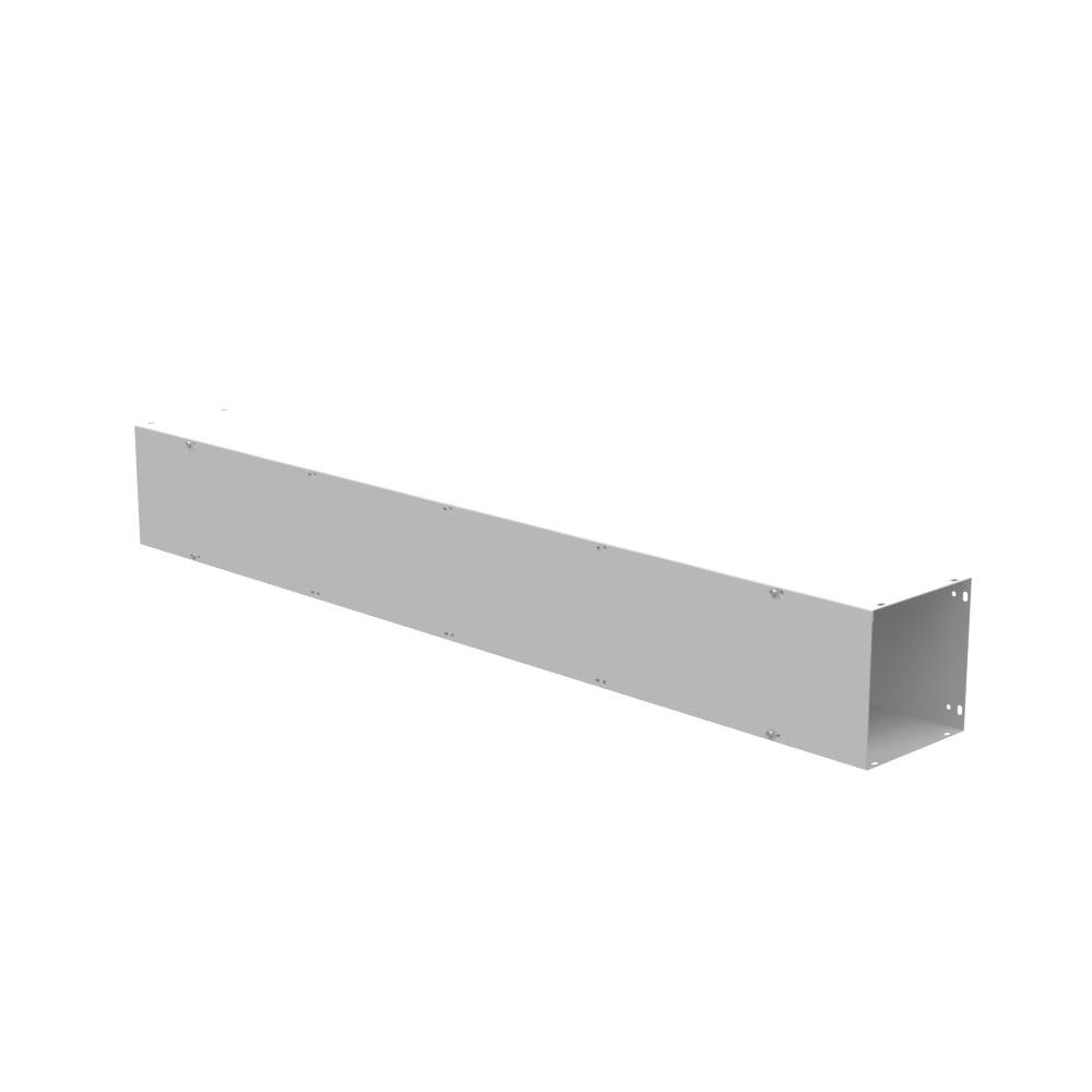 Picture of 8872-GSC1-NK - 8x72x8 Screw Cover Wireway Type 1 UL Listed Steel No Knockouts ANSI 61 Gray
