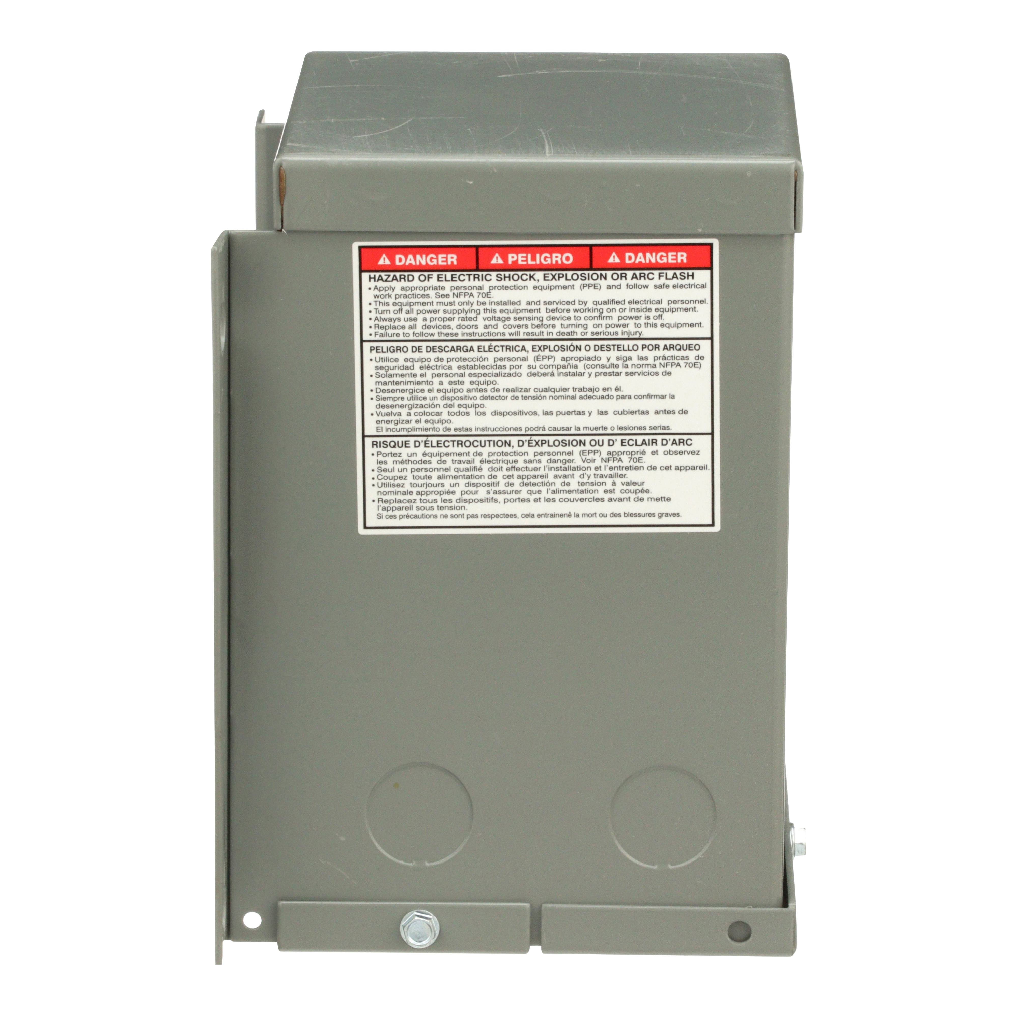 Picture of 750SV1F - [TAA] Transformer, dry type, encapsulated, 0.75kVA, 1 phase, 240x480V primary, 120/240V secondary, 6A, 55C rise