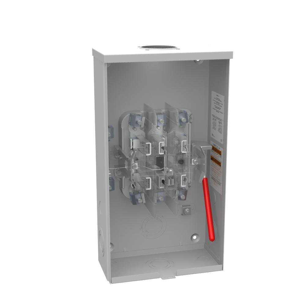 U7573-RL - 7 Terminal Ringless Small Hub Open Lever Bypass 125 Ampere