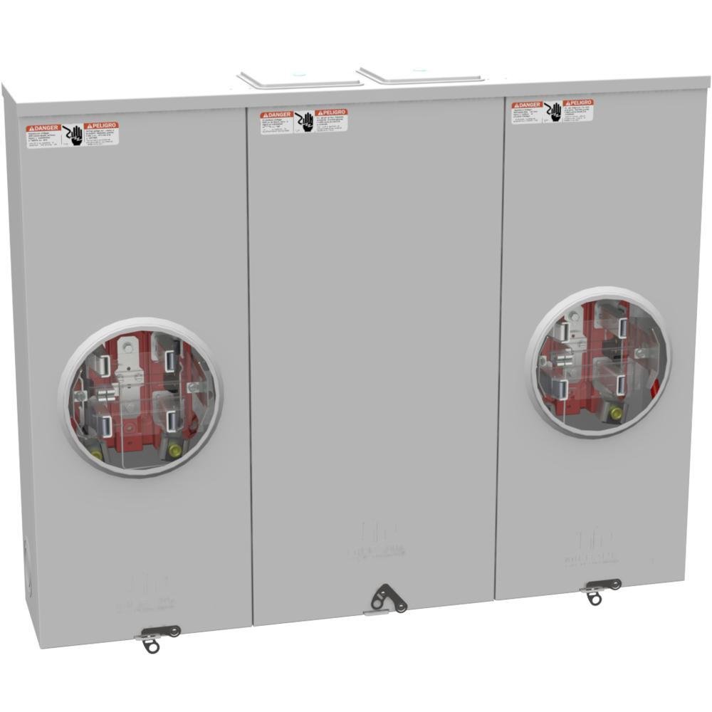 Picture of U2872-XT-5T9 - 5 Terminal Ringless 2 Large Closing Plates Lever Bypass 2 Position 5th Terminal 9 Oclock Position