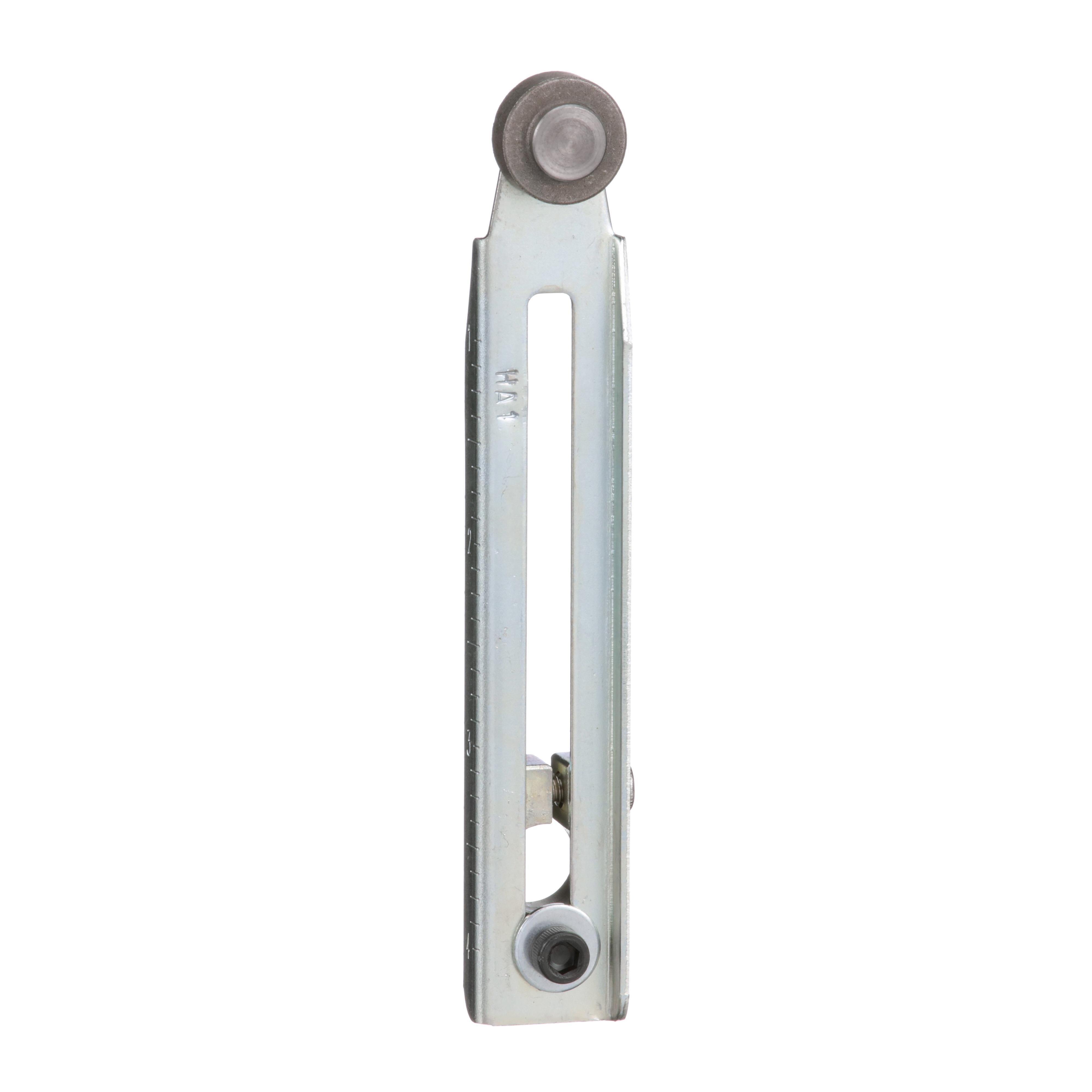 Picture of 9007HA1 - limit switch lever arm, 9007C, nonbendable adjustable lever arm, 0.625 inch diameter roller, 0.25 inch wide roller