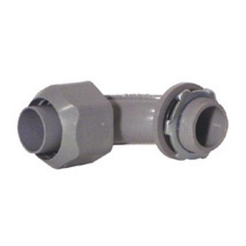 471-NMLTS - Nonmetallic Liquid Tight Screw-On 90-Degree Connector 3/4", Nylon