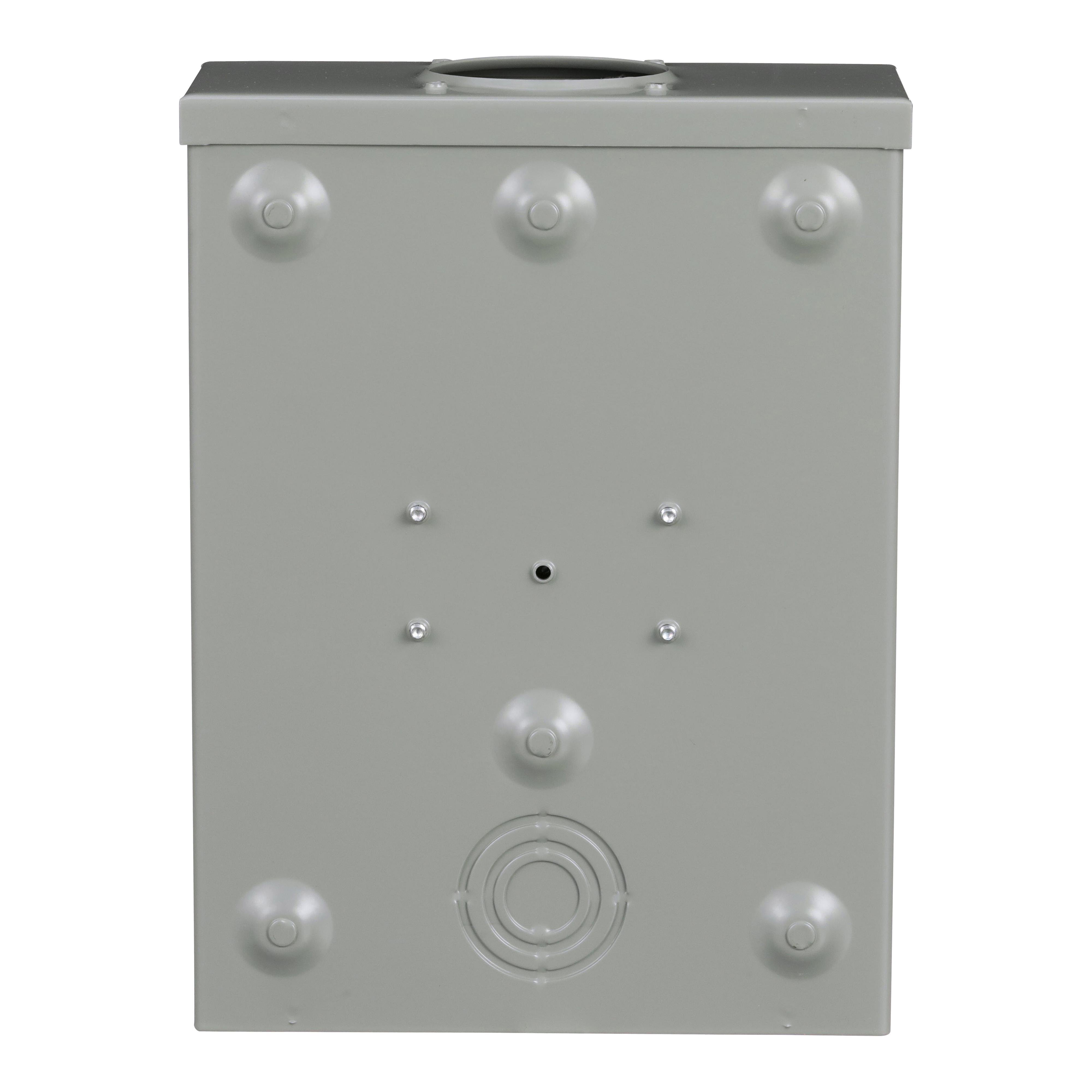 Picture of URTRS101B - Meter socket, ringed, 1 phase, 3 wire, 4 jaw, Series A, 125A, no bypass, no jaw release, OH/UG