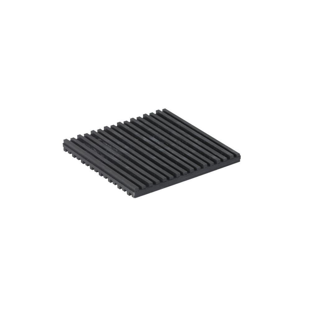 NNP-16 - Eaton B-Line series vibration isolation pads, Air conditioner, cooling towers, compressors, fans, 1/8" deflection, 800 lbs load cap, Oil-resistant neoprene, Non-skid, NNP type-ribbed neoprene vibration pad