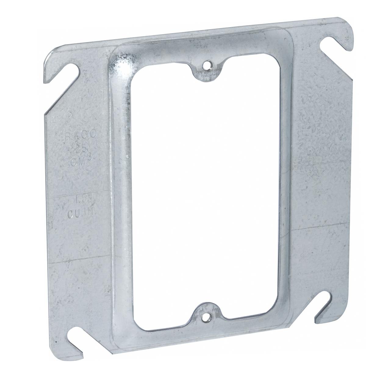 771 - 4 in. Square Cover, 1-Device, 1/4 in. Raised