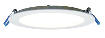 LB6R/30K/WH - Lotus 6" Round Economy Super Thin Led Downlight - 14W - 3000K - 900 Lumens - White