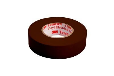 1700C-BROWN - 3M™ Temflex™ Vinyl Electrical Tape 1700C, 3/4 in x 66 ft, 1-1/2 in Core, Brown, 10 rolls/carton, 100 rolls/Case