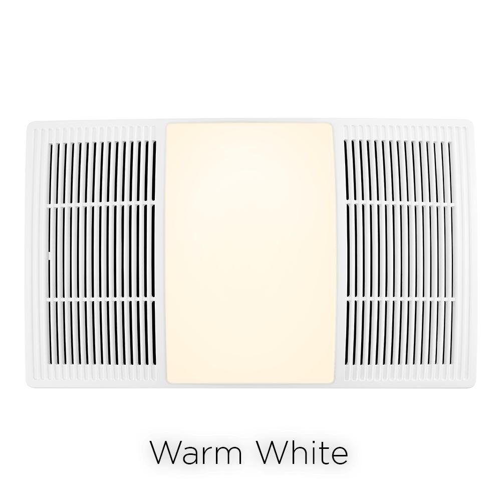 Picture of BHFLED110 - PowerHeat Series 110 CFM Ceiling Bathroom Exhaust Fan with Heater and CCT LED Lighting