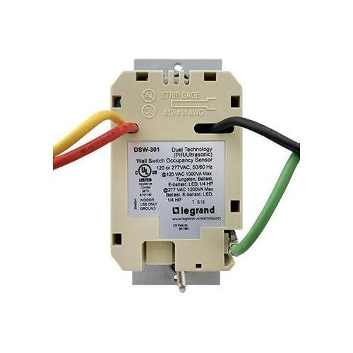 Picture of DSW-301-I - Wattstopper® Multi-Way Dual Technology Occupancy Sensor, Single-Relay, 120/277V, Ivory
