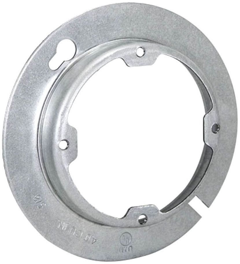 4R058X - 4" OCT. BOX STEEL COVER 5/8" RAISED OPEN, DUAL DIR.