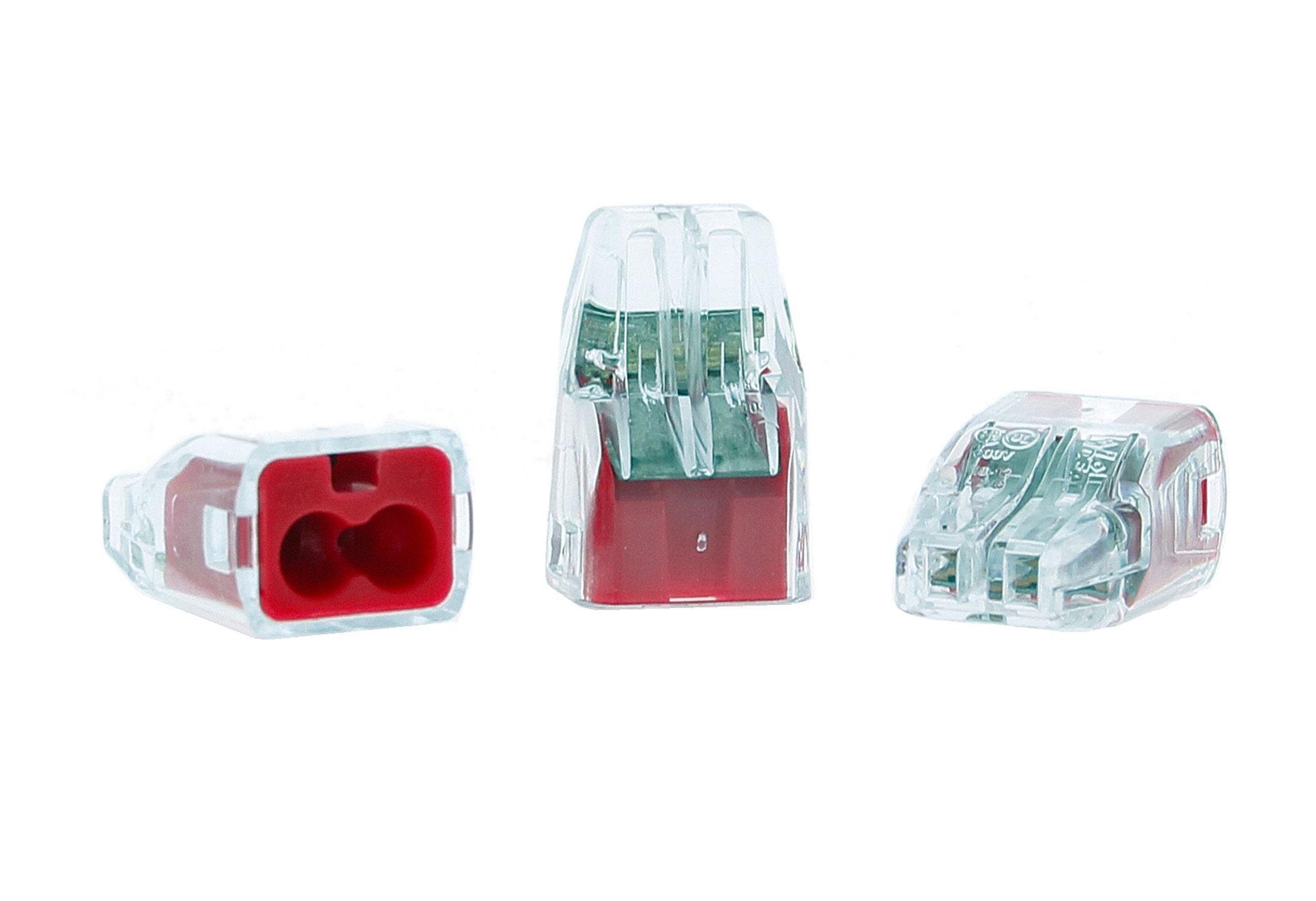 Picture of 30-1032 - In-Sure® Push-In Wire Connector, Model 32 2-Port Red, Box of 100