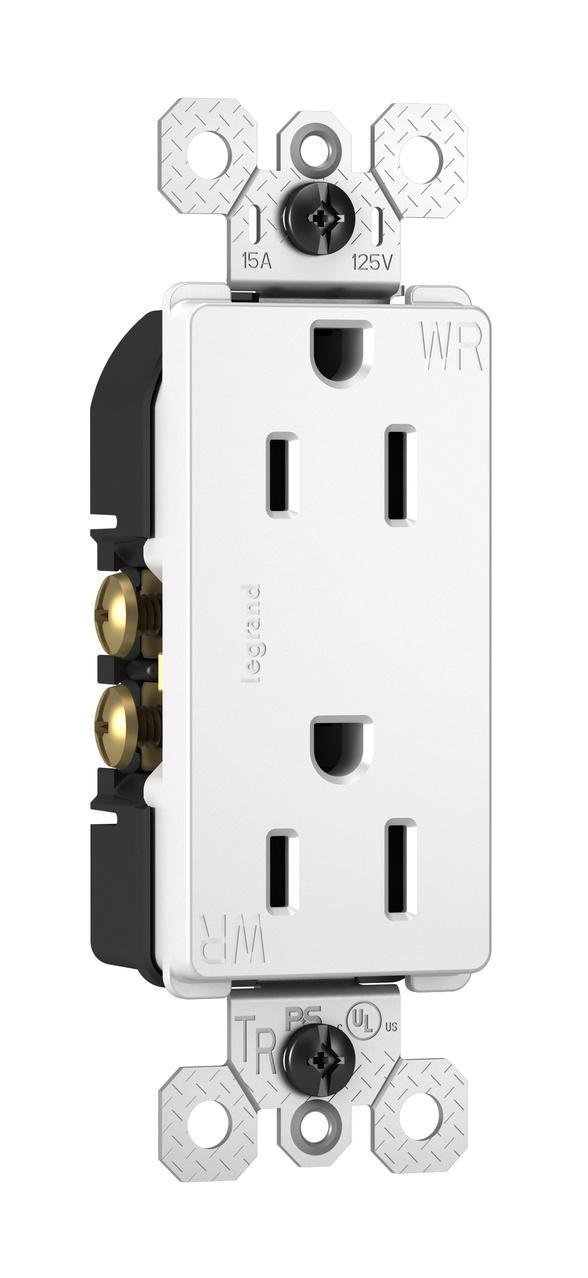 Picture of 885-TRWRW - radiant® Outdoor Outlet, White