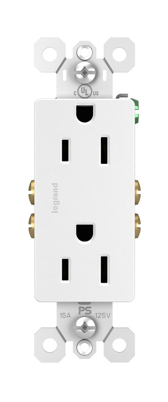 885-W - radiant® Outlet, White