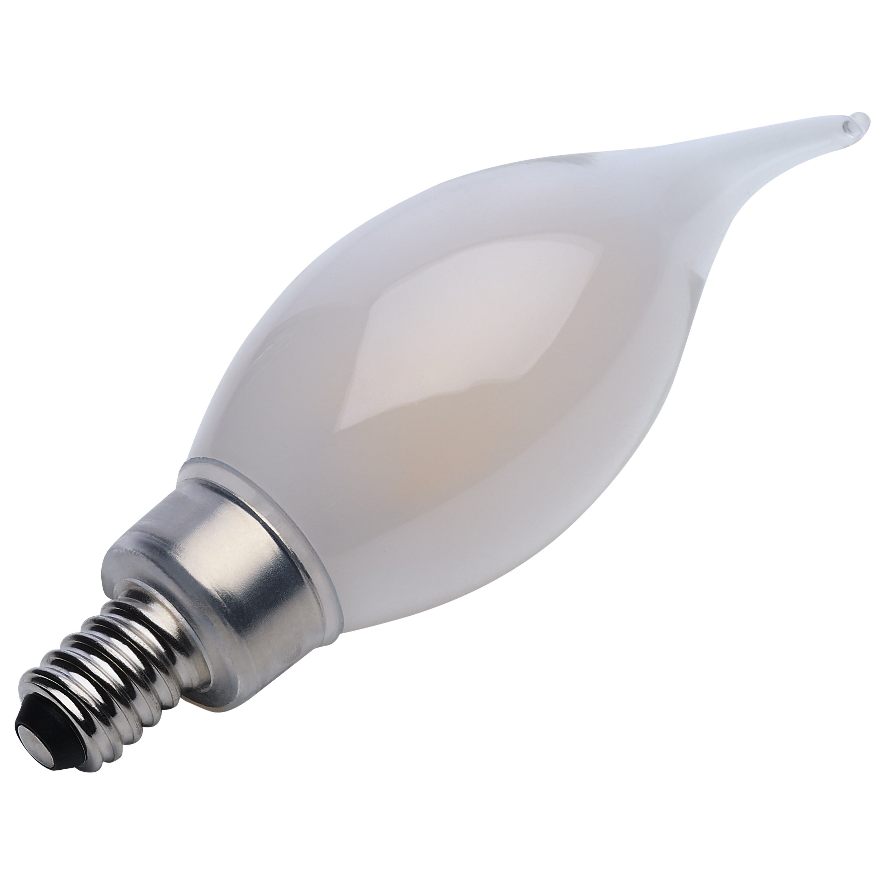 Picture of S21308 - 5.5 Watt CA10 LED - Frost - Candelabra base - 90 CRI - 3000K - 120 Volt