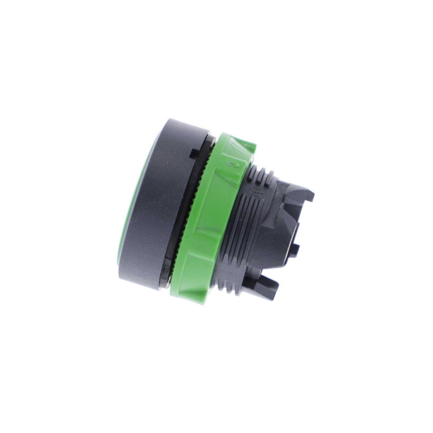 Picture of ZB5AA3 - Head for non illuminated push button, Harmony XB5, plastic, flush, green, 22mm, spring return, unmarked