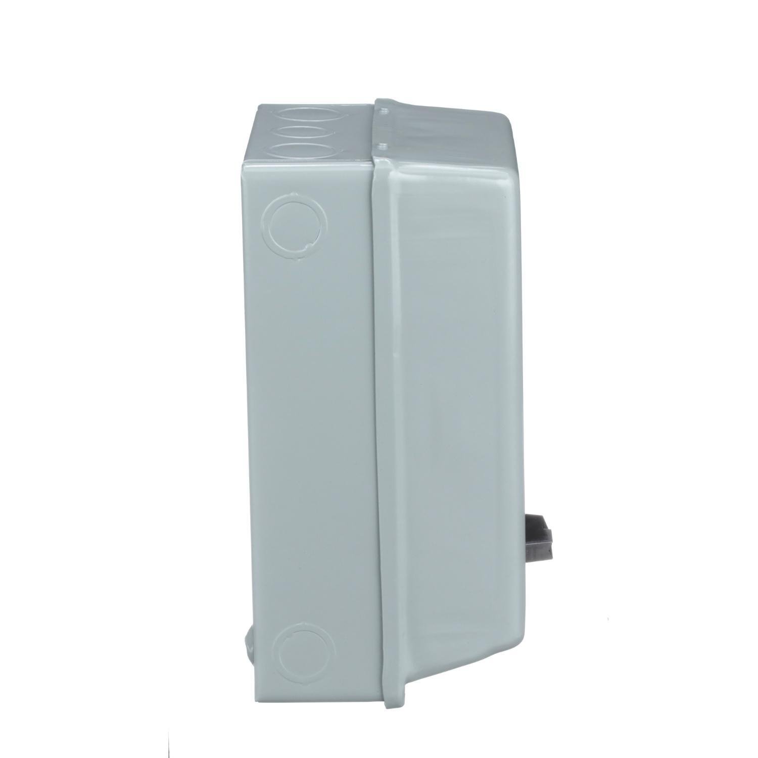 Picture of 8536SAG12V06 - NEMA motor starter, Type S, nonreversing, Size 00, 9A, 2HP at 460VAC, 5kA SCCR, 3 phase, 3 pole, melting alloy, 480VAC coil, NEMA 1 [TAA]