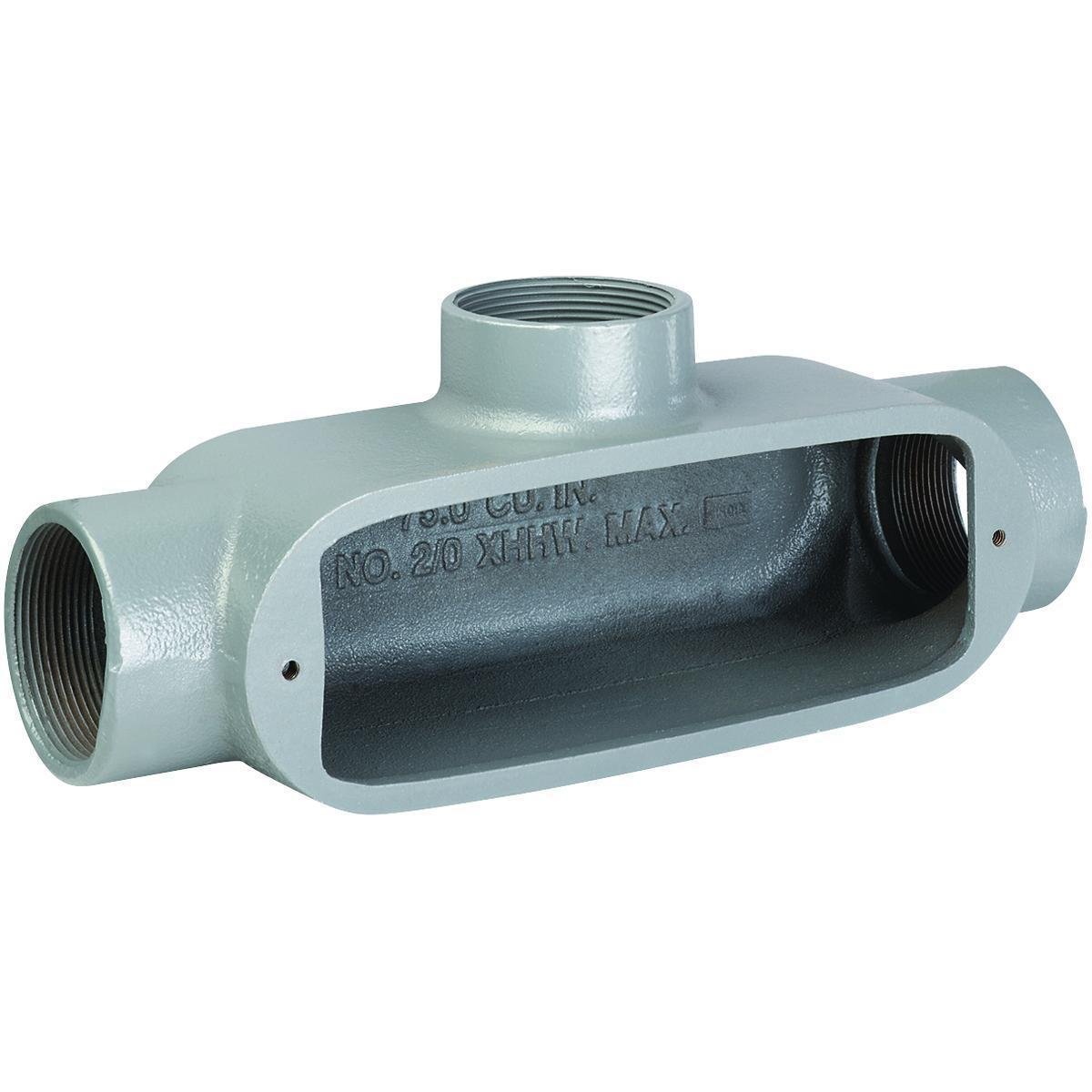 OT-2M - 3/4" T Hub, Iron O Series Conduit Body