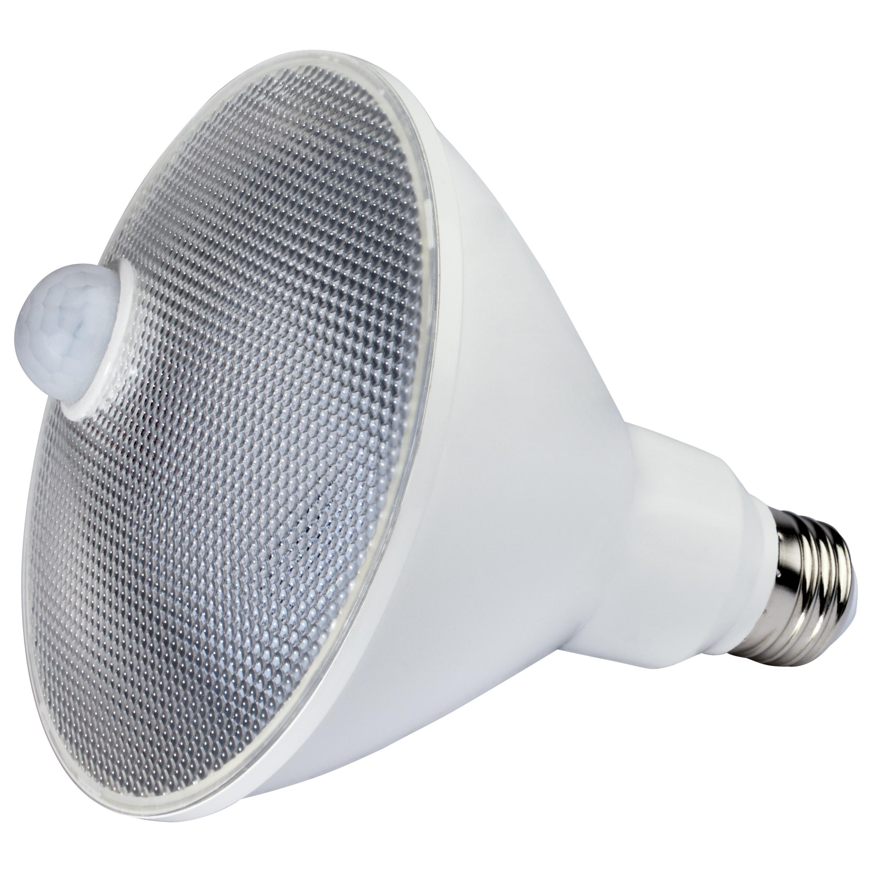 Picture of S11443 - 14 Watt PAR38 LED - White - 3000K - 1100 Lumens - 120 Volt - PIR Sensor - Non-Dimmable