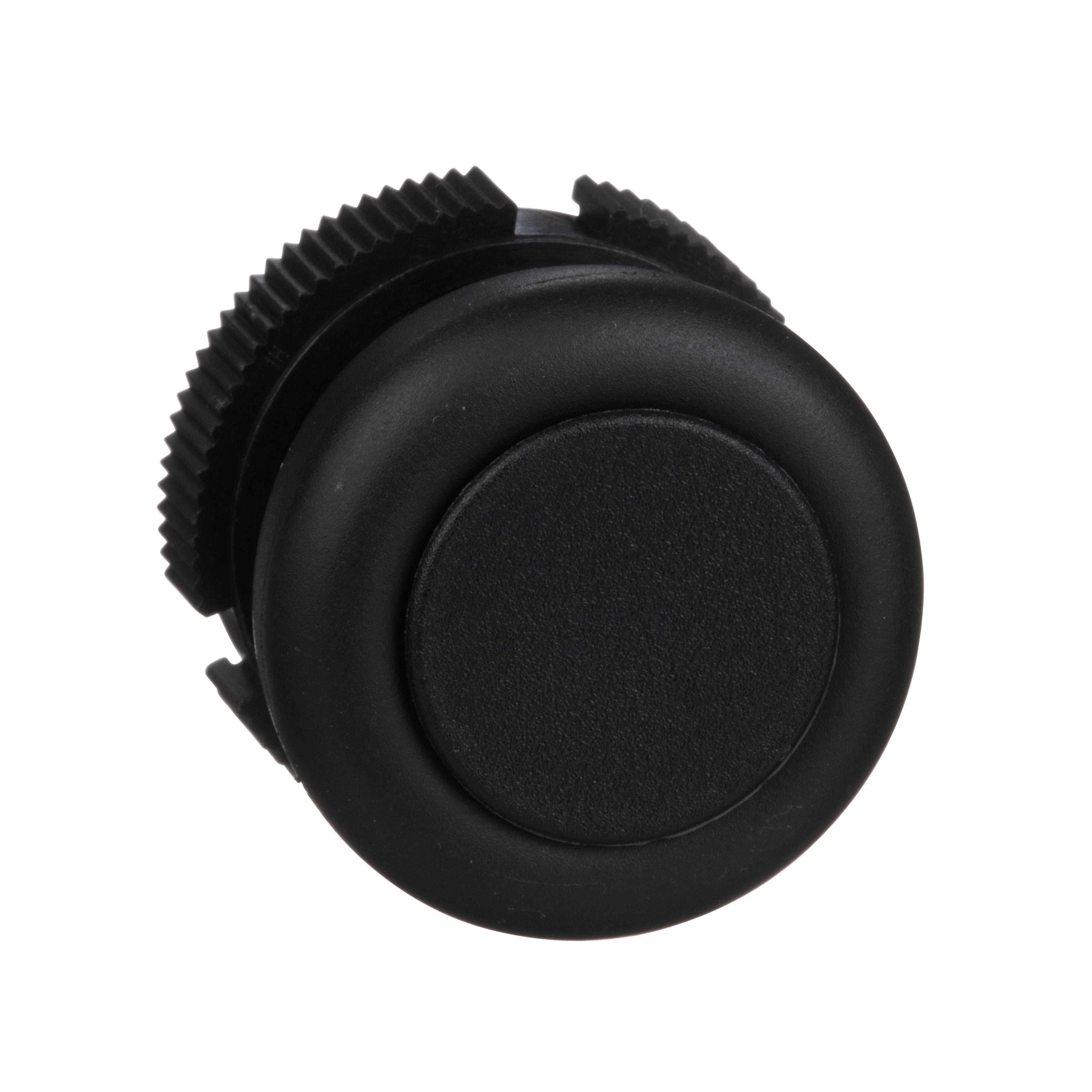 Picture of XACA9412 - Harmony, round head for push button, spring return, black, booted