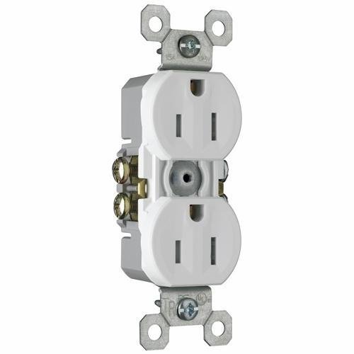 3232-TRW - Trademaster® 15A 125V Tamper-Resistant Duplex Receptacle, White